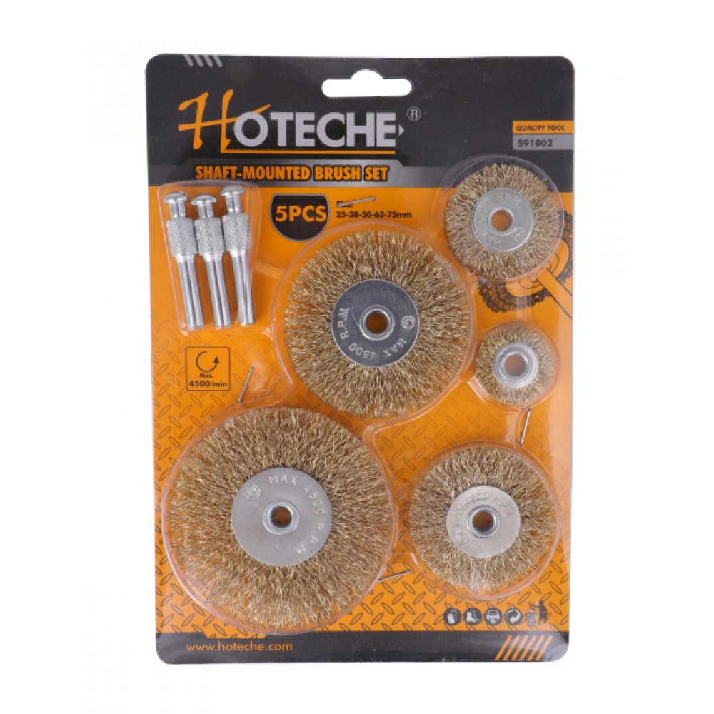 Juego De Cepillo De Alambre 5pcs