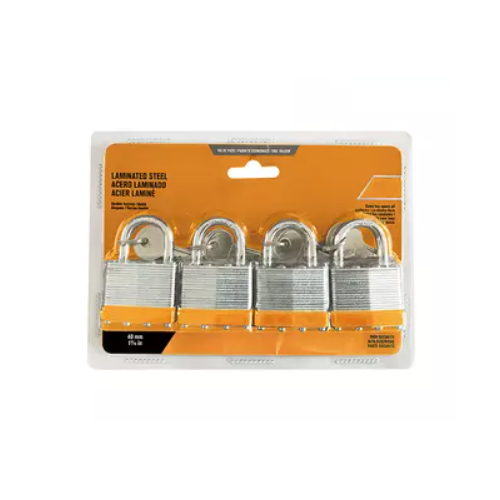 Juego De Candado Laminado 40mm 4pcs